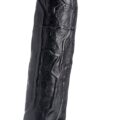 Raging Rhino 17 Inch Veiny Dildo - Black - Image 3