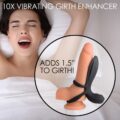 10X Silicone Vibrating Girth Enhancer with Remote Control - Image 2